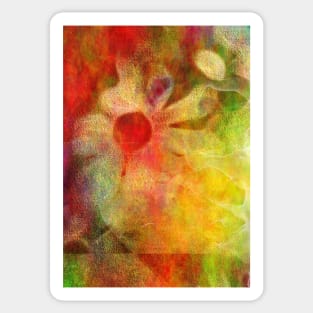 Floral abstract Sticker